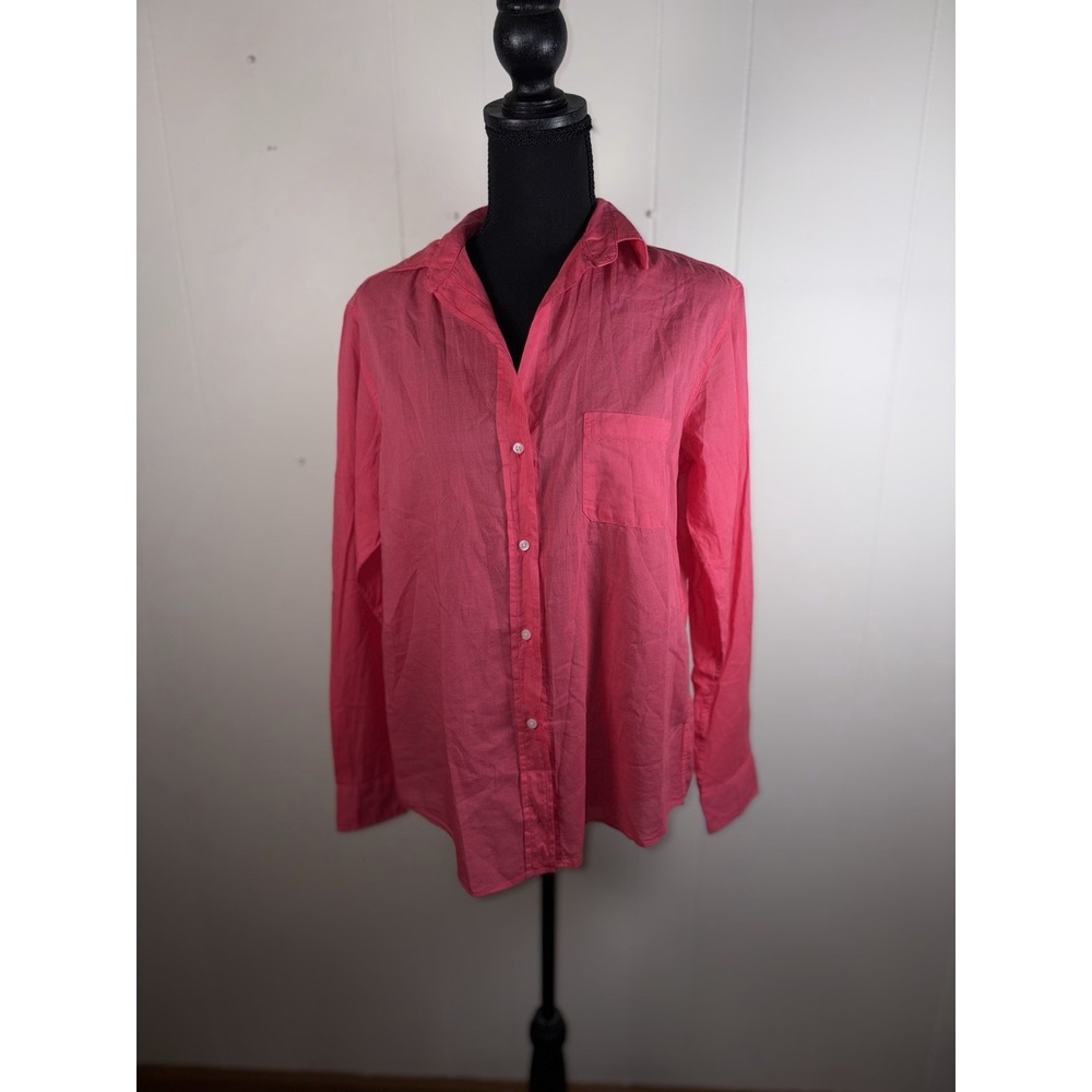 Grayson Frank and Eileen The Hero Shirt Womens Xs Pink Beach Relaxed‎ Thin